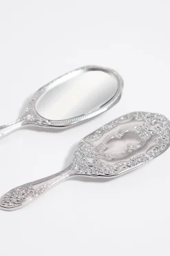 Hot BIMBA Y LOLA Pendientes Espejos Plateados