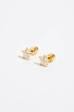 Best Sale BIMBA Y LOLA Pendientes Estrella De Mar Marfil