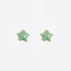 Flash Sale BIMBA Y LOLA Pendientes Estrella De Mar Aguamarina