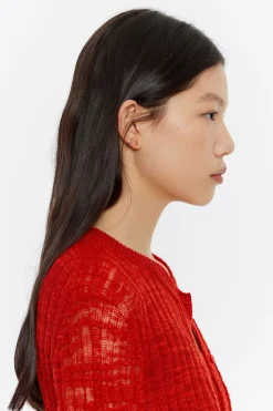 Best Sale BIMBA Y LOLA Pendientes Letra L Y Aro Mini Cristales Multicolores