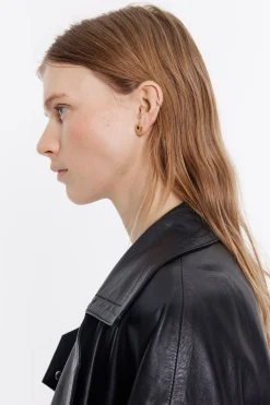 Cheap BIMBA Y LOLA Pendientes Logo Corazon Dorados