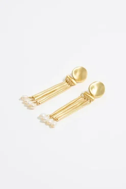 Sale BIMBA Y LOLA Pendientes Logo Perlas