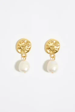 Best Sale BIMBA Y LOLA Pendientes Logo Perlas
