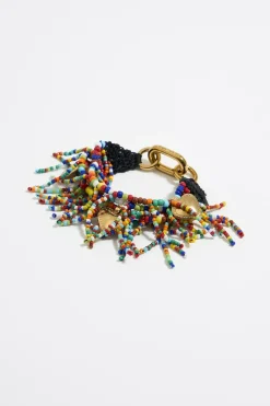 Discount BIMBA Y LOLA Pulsera Corazones Y Abalorios Multicolores