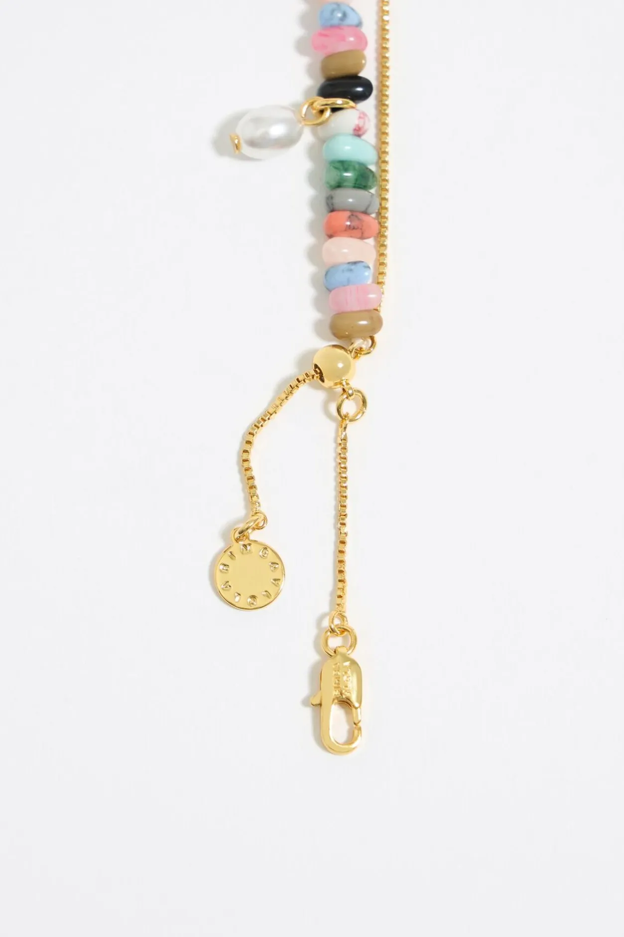 Cheap BIMBA Y LOLA Pulsera Doble Piedras Multicolor
