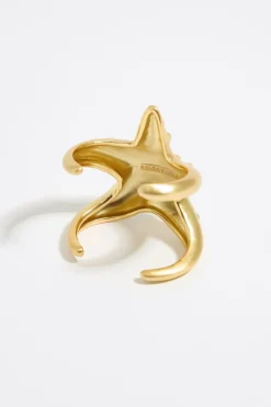 Hot BIMBA Y LOLA Pulsera Estrella De Mar Dorada Mate