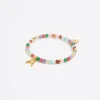 Shop BIMBA Y LOLA Pulsera Letra A Piedras Multicolores