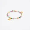 Fashion BIMBA Y LOLA Pulsera Letra B Piedras Multicolores