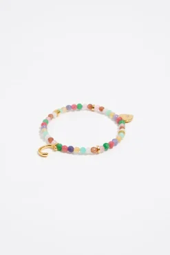 Cheap BIMBA Y LOLA Pulsera Letra C Piedras Multicolores