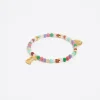 Clearance BIMBA Y LOLA Pulsera Letra E Piedras Multicolores