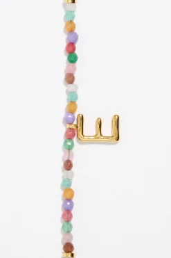 Clearance BIMBA Y LOLA Pulsera Letra E Piedras Multicolores