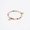 Store BIMBA Y LOLA Pulsera Letra H Piedras Multicolores