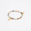 Best BIMBA Y LOLA Pulsera Letra I Piedras Multicolores