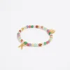 Outlet BIMBA Y LOLA Pulsera Letra K Piedras Multicolores