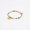 Store BIMBA Y LOLA Pulsera Letra M Piedras Multicolores