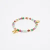 Best Sale BIMBA Y LOLA Pulsera Letra N Piedras Multicolores