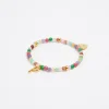 Cheap BIMBA Y LOLA Pulsera Letra P Piedras Multicolores