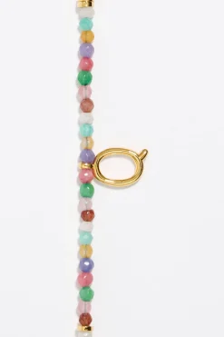 Outlet BIMBA Y LOLA Pulsera Letra Q Piedras Multicolores