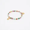 Fashion BIMBA Y LOLA Pulsera Letra S Piedras Multicolores