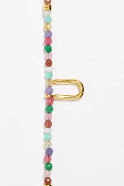 Hot BIMBA Y LOLA Pulsera Letra U Piedras Multicolores