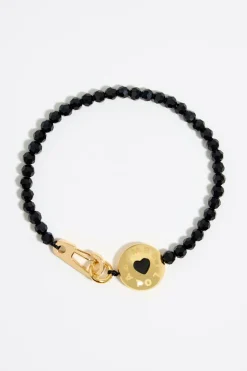 Fashion BIMBA Y LOLA Pulsera Logo Candy Cristales Negra