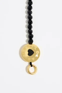 Fashion BIMBA Y LOLA Pulsera Logo Candy Cristales Negra