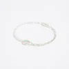 Best Sale BIMBA Y LOLA Pulsera Logo Candy Perlas Plateada