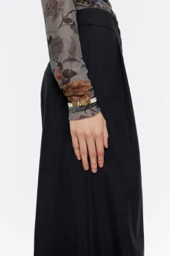 New BIMBA Y LOLA Pulsera Logo Esmalte Marfil