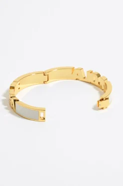 New BIMBA Y LOLA Pulsera Logo Esmalte Marfil