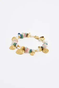 Clearance BIMBA Y LOLA Pulsera Logo Piedras Multicolores