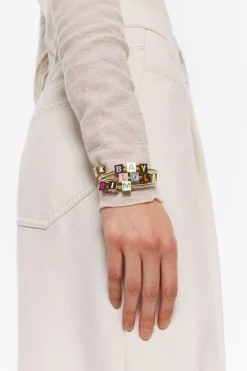 Best BIMBA Y LOLA Pulsera Muelle Logo Dorada