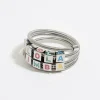 Best Sale BIMBA Y LOLA Pulsera Muelle Logo Multicolor Y Cristales