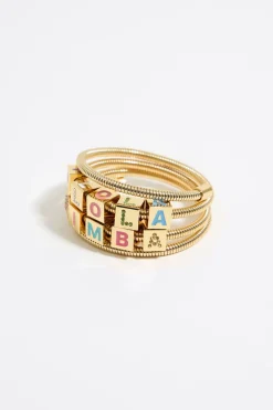 Best BIMBA Y LOLA Pulsera Muelle Logo Multicolor Y Cristales