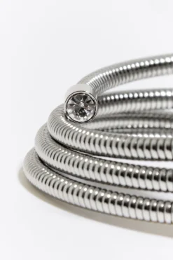 Flash Sale BIMBA Y LOLA Pulsera Muelle Logo Plateada