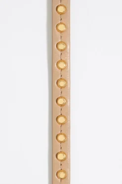 Cheap BIMBA Y LOLA Pulsera Piel Tachas Arena