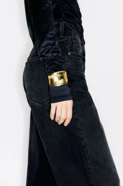 Cheap BIMBA Y LOLA Pulsera Rigida Dorado Mate