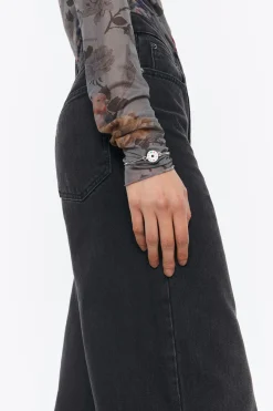 New BIMBA Y LOLA Pulsera Rigida Logo Plateada