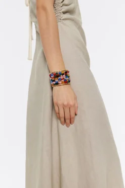 Outlet BIMBA Y LOLA Pulsera Rigida Resina Multicolor
