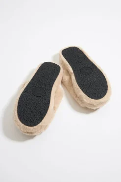 Shop BIMBA Y LOLA Sandalia Plana Pelo Beige