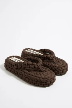 Clearance BIMBA Y LOLA Sandalia Plana Trenzado Marron