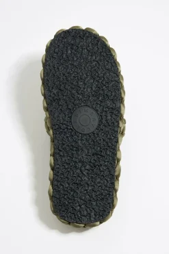 Shop BIMBA Y LOLA Sandalia Plana Trenzado Verde