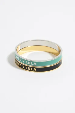 Store BIMBA Y LOLA Set Pulseras Logo Esmalte