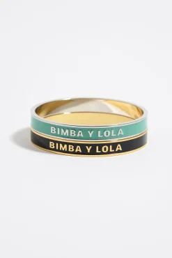 Store BIMBA Y LOLA Set Pulseras Logo Esmalte