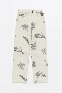 Cheap BIMBA Y LOLA Straight Cropped - Vaquero Canary Pop Blanco