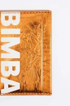 Cheap BIMBA Y LOLA Tarjetero Piel Naranja
