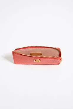 Cheap BIMBA Y LOLA Tarjetero-Monedero Piel Coral