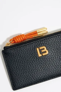 Shop BIMBA Y LOLA Tarjetero-Monedero Piel Negro