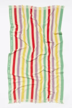 Flash Sale BIMBA Y LOLA Toalla Algodon Rayas Verde