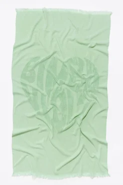 Store BIMBA Y LOLA Toalla Logo Corazon Jacquard Verde