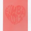 New BIMBA Y LOLA Toalla Logo Corazon Jacquard Melocoton